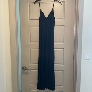 Aqua maxi dress
